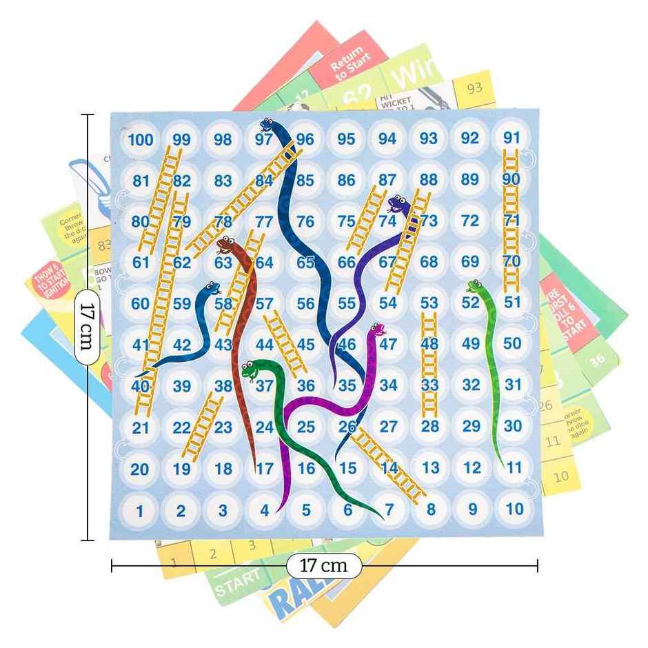 Ratna's Fun 6 Game | Indoor Family Board Game | 1-4 Players | 5+ years