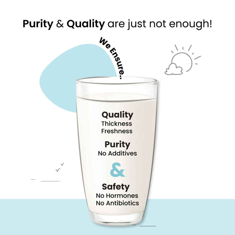 Sid's Farm A2 Buffalo Fresh Milk (Pouch)