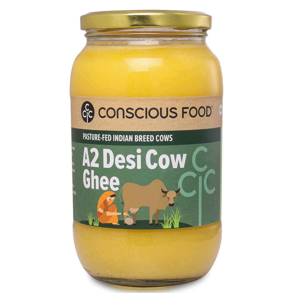 Conscious Food A2 Desi Cow Ghee | Preservative Free