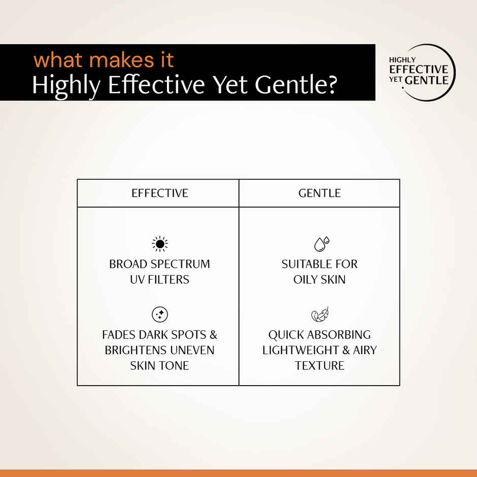 Deconstruct 5% Vitamin C Gel Sunscreen for Oily Skin SPF 50 PA++++