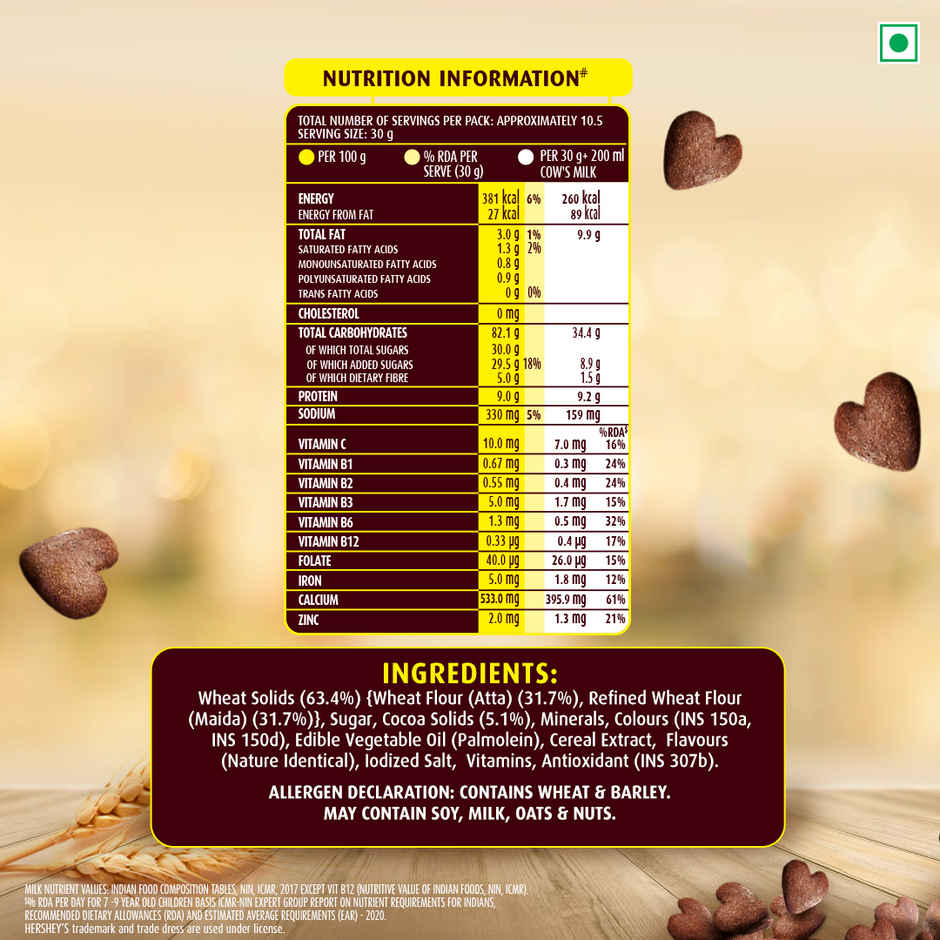 New Kellogg's Hersheys Chocos With Power Of 5+ Protein & Fibre Of 1 Roti