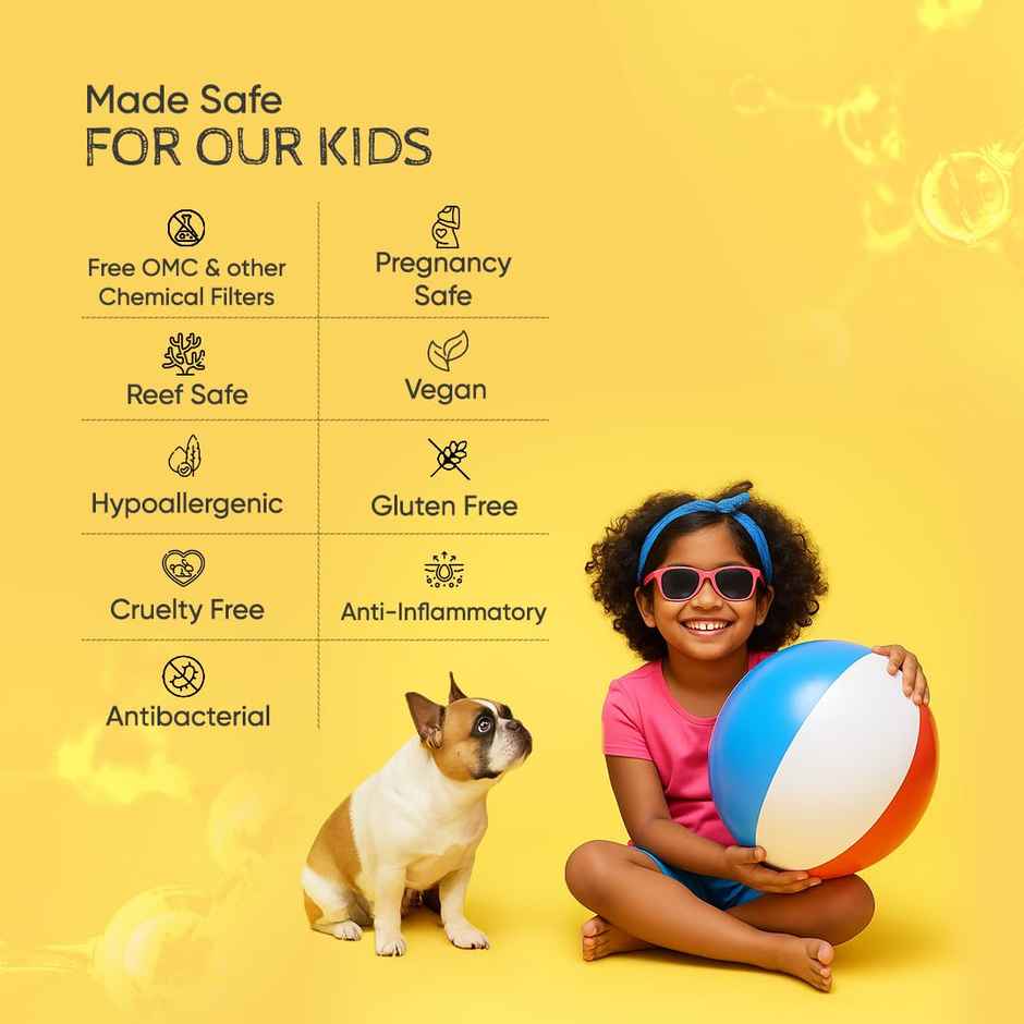 SkinInspired Kidscreen Mineral Sunscreen for Kids SPF 50+ PA++++