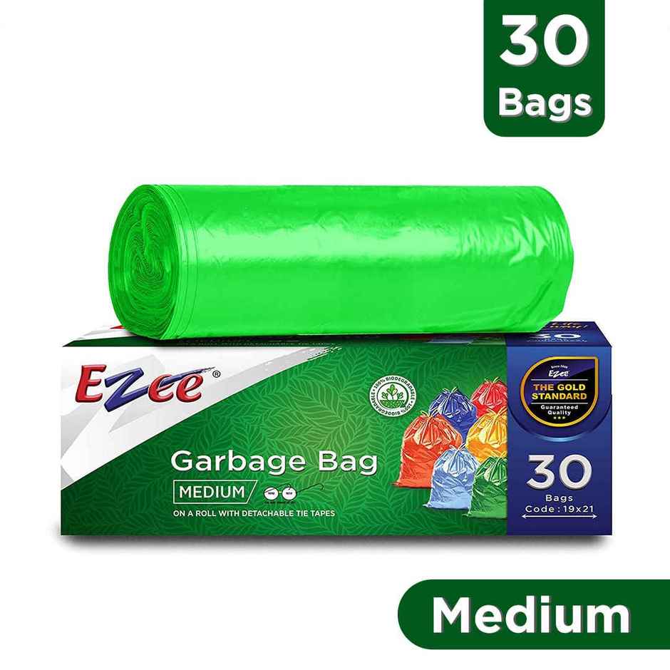 Ezee Biodegradable Medium Garbage Bags 19 x 21 Inch Combo
