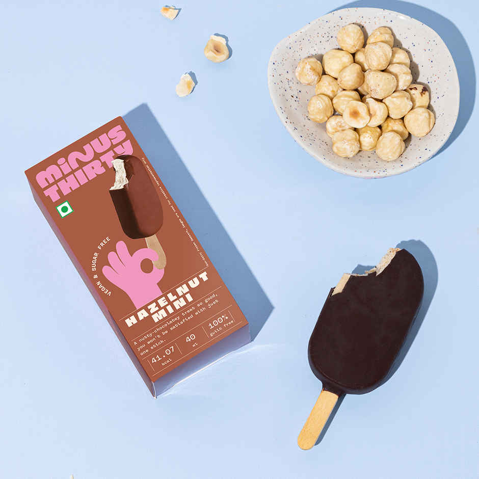 MINUS THIRTY Hazelnut Mini Stick Vegan & Sugar Free