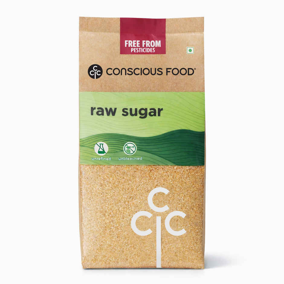 Conscious Food Raw Sugar Natural Unprocessed