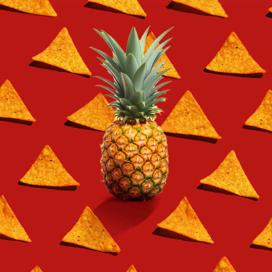 4700BC Cheese & Korean and Pineapple Salsa Nachos Combo