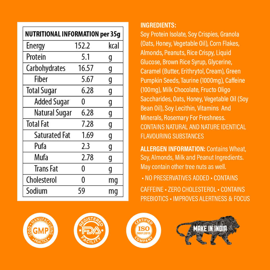 Rize Energy Bar In Caramel Crunch