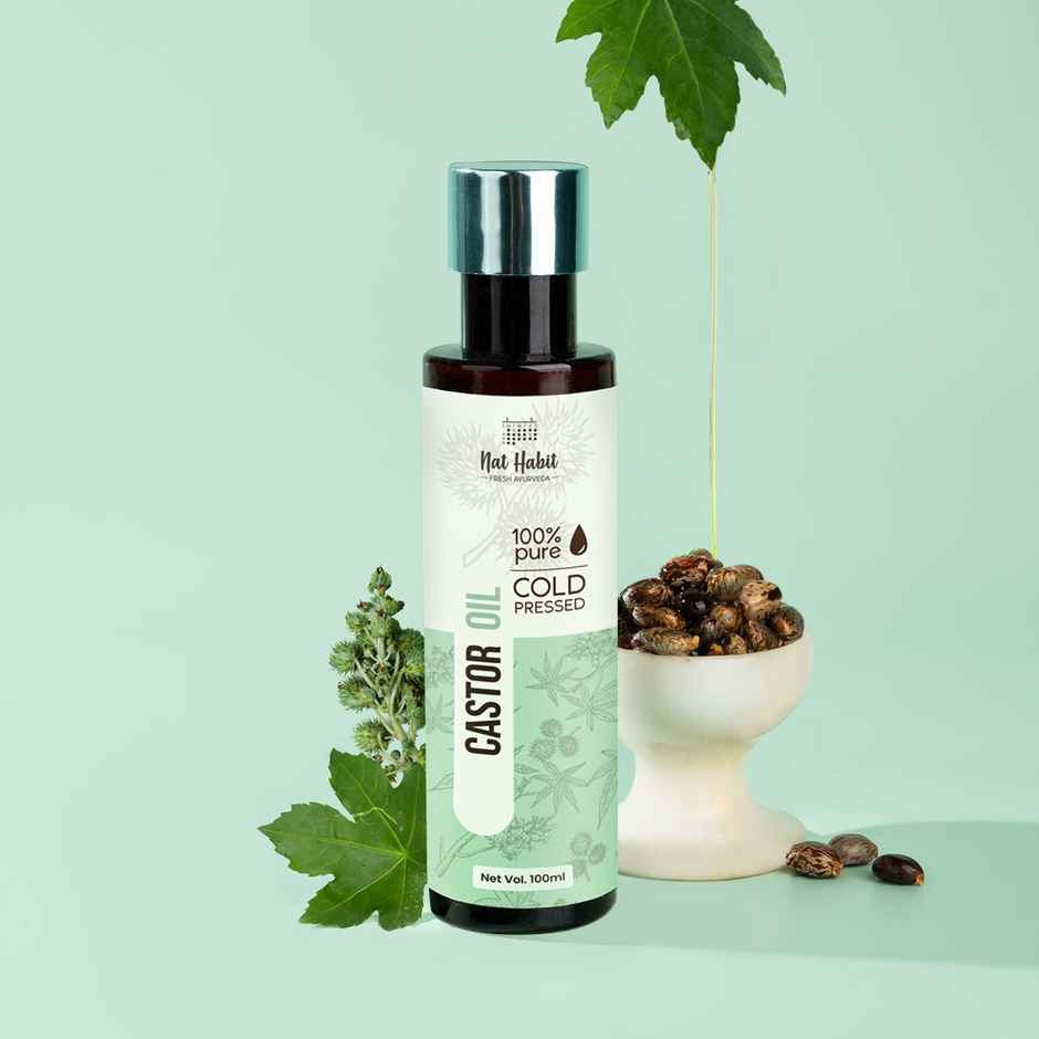 Nat Habit Cold Pressed Castor Oil For Skin & Hair Care