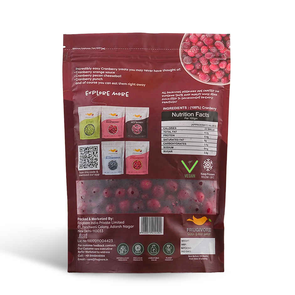 Frugivore Frozen Cranberry