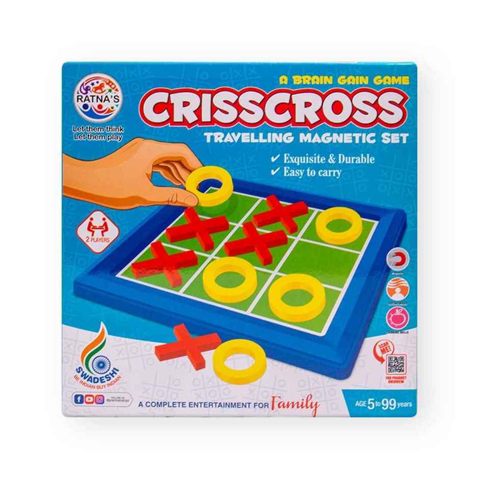 Ratna's Criss Cross Travelling Magnetic Set | Assorted