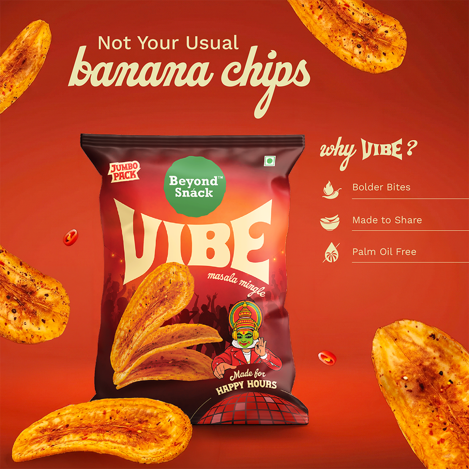 Beyond Snack Vibe - Long Banana Chips - Masala Mingle