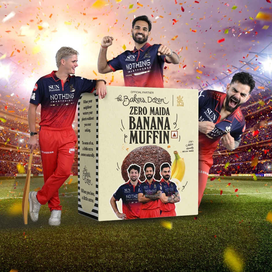 The Baker'S Dozen Zero Maida Banana Muffin