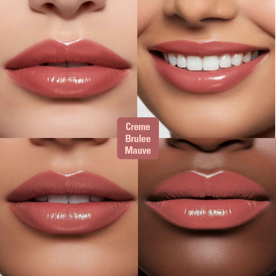 Makeup Revolution Pout Lip Gloss Lipstick Creme | Brulee Mauve