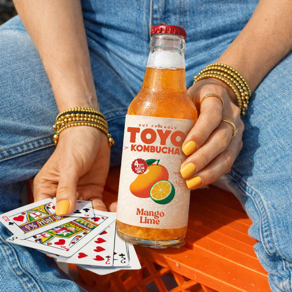 Toyo Kombucha Low Sugar Mango Lime