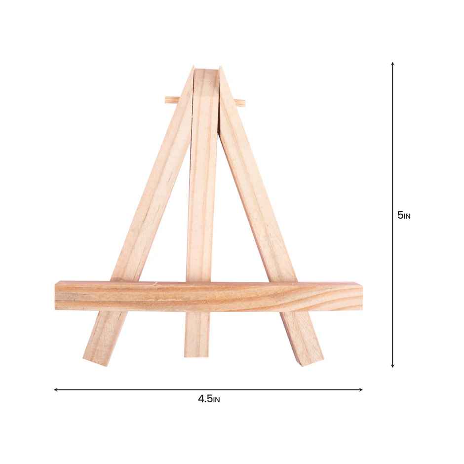 Itsy Bitsy Paintable Pre-printed Panel With Easel & Colours Little Mermaid 4x6 Inch Size 11cm