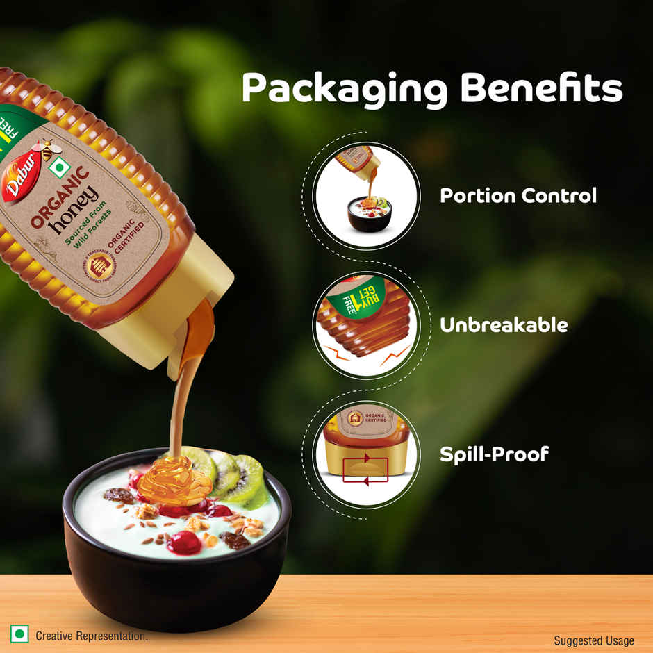Dabur Honey Organic Squeezy | World's No.1 Honey Brand