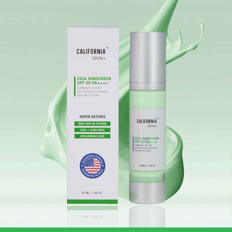 California Skin+ No-Cast, Hyaluronic Glow Sunscreen SPF50++++