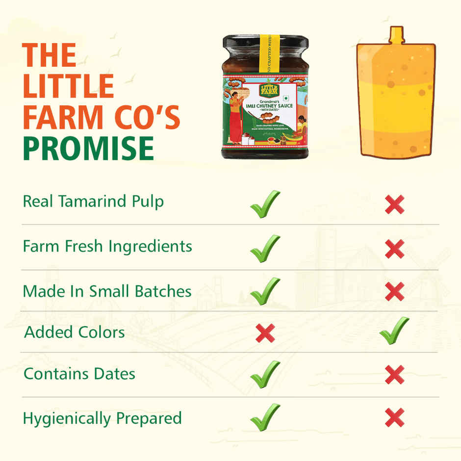 The Little Farm Co. Imli Sauce | Chutney With Dates