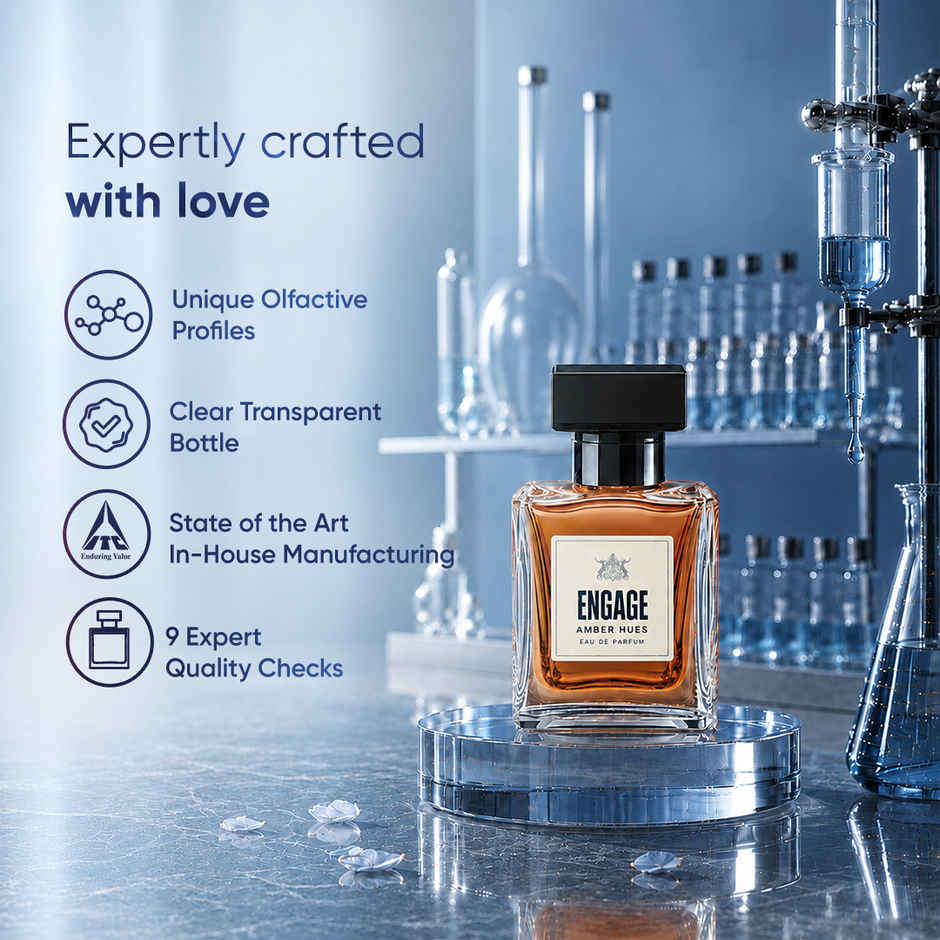 Engage Gift Assorted Luxury Perfume Set for Men | 4 Unique EDPs | Long Lasting | Travel Sized