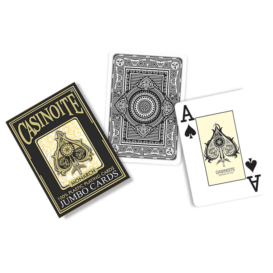 casinoite Monarch Playling Cards | Black