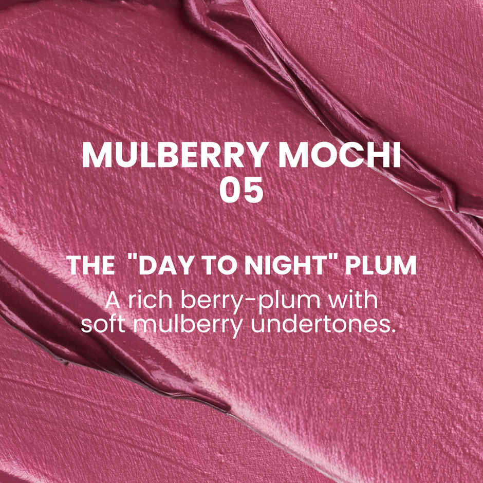 Typsy Beauty Pout Cloud Matte Lip Balm | Tinted Lip Balm |  long-lasting stain I  Mulberry Mochi