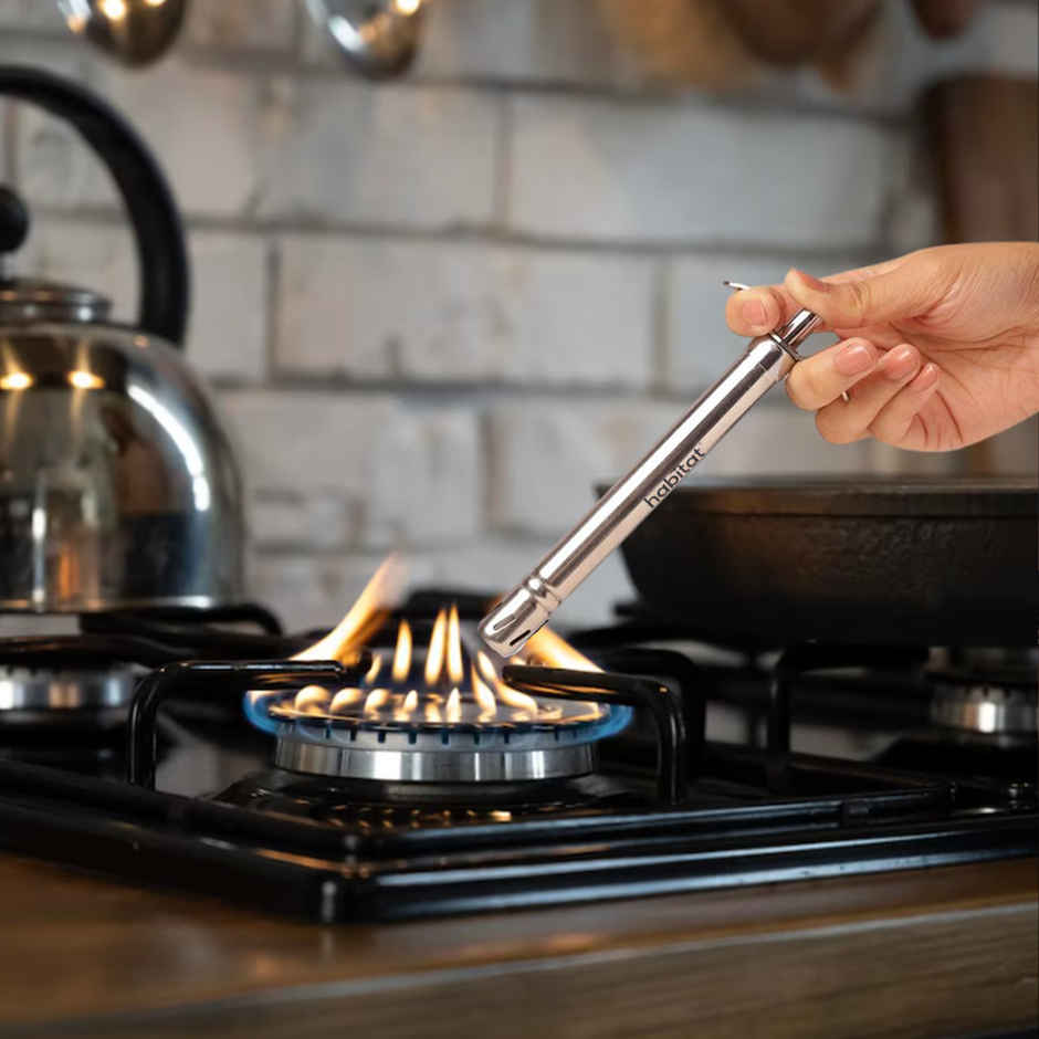 Habitat Premium Stainless Steel Easy Grip Gas Stove Lighter