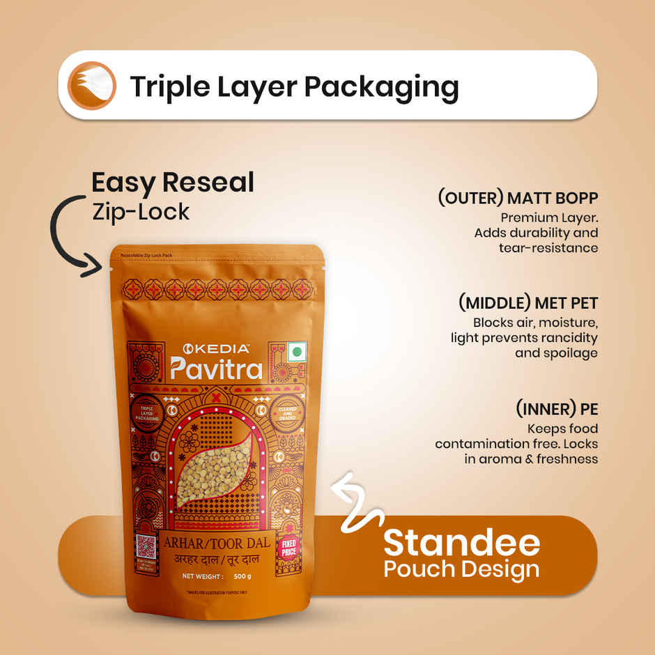 Kedia Pavitra Arhar Toor Dal