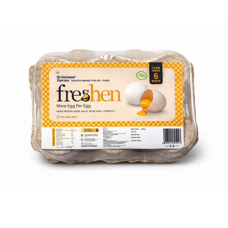 Freshen White Eggs