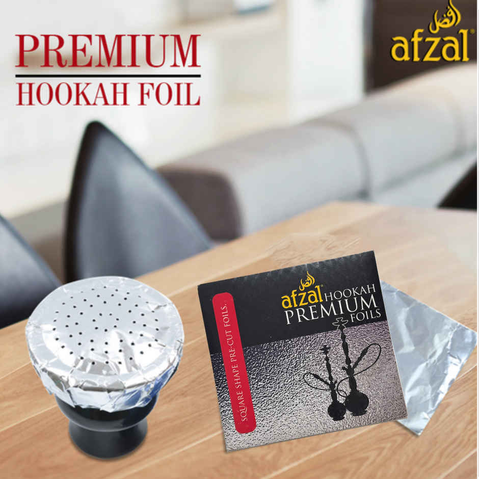 Afzal Hookah Premium Foils square cut 40 sheet