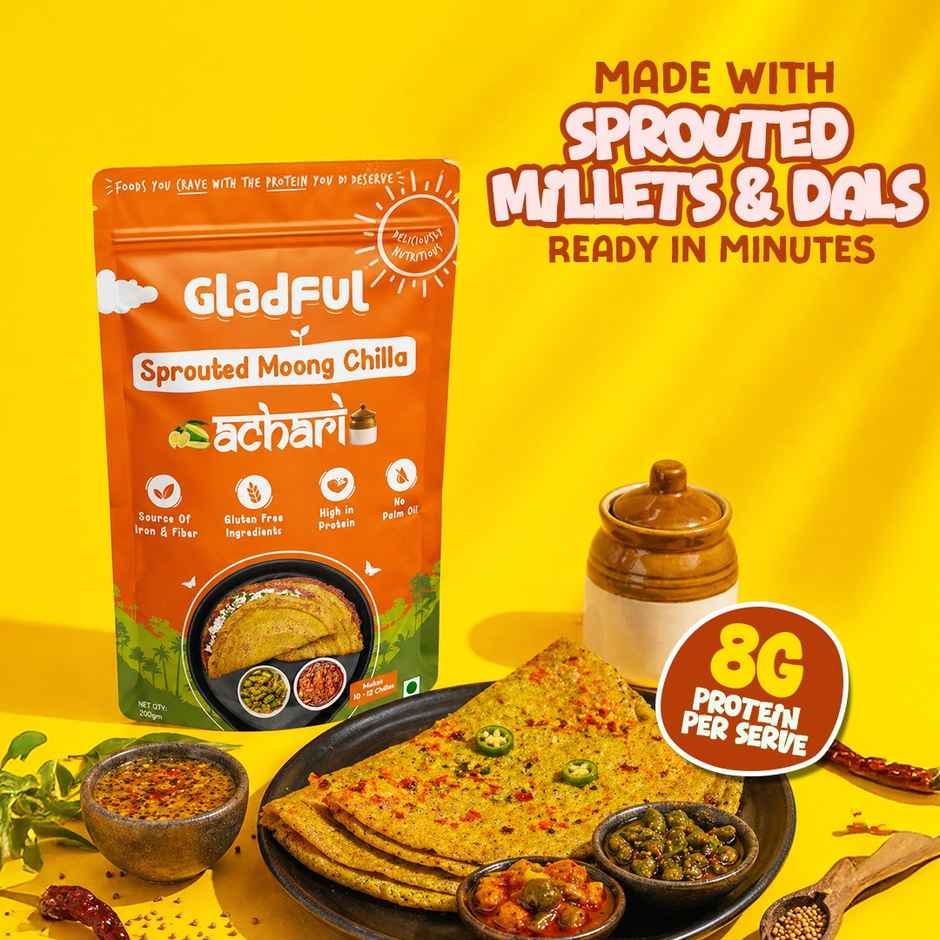 Gladful Achari Instant Chilla