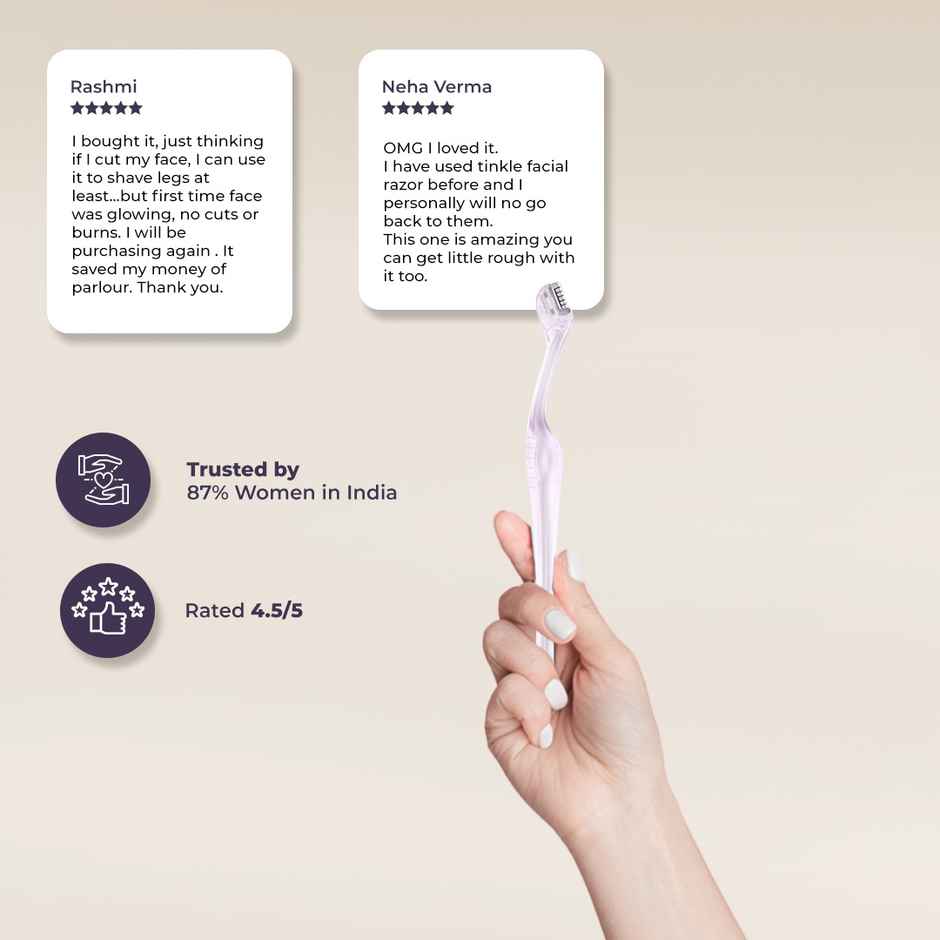 Sanfe Eyebrow Shaping Razor - Pack Of 3 | Eyebrows, Upper Lip, Corner Hair | No Cuts