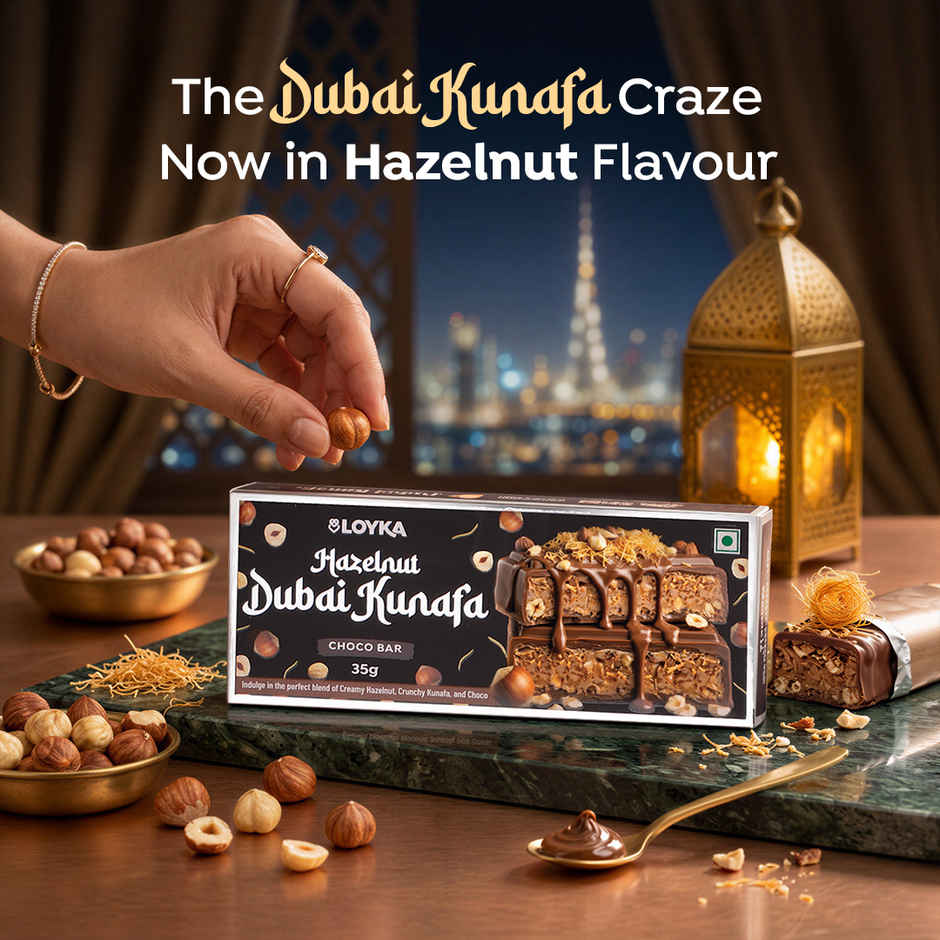 Loyka Hazelnut Dubai Kunafa Choco Bar