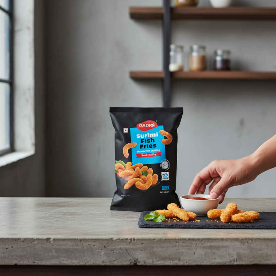 Gadre Surimi Fish Fries | No Added Preservatives | Frozen Seafood | Ready To Fry Non Veg Snack