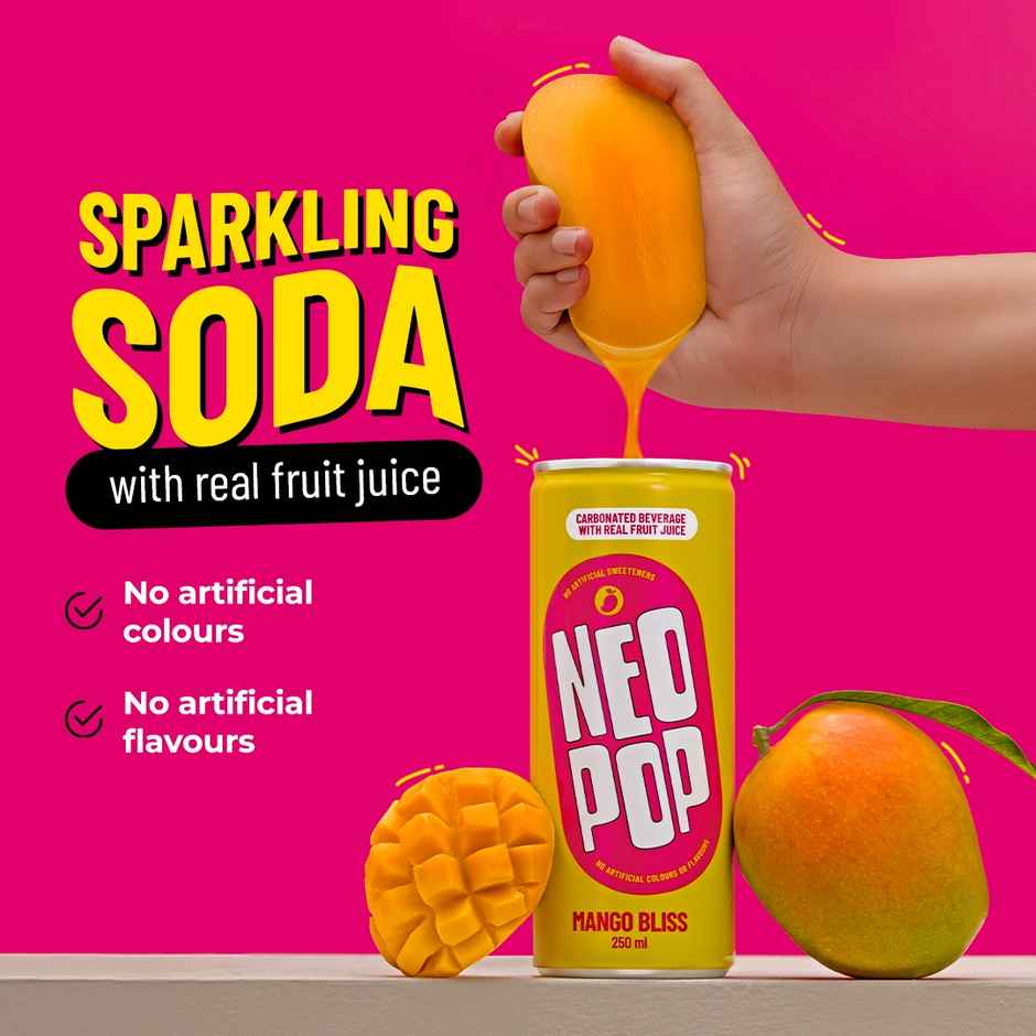 NEOPOP Mango Bliss Can | Ready to Drink Beverage