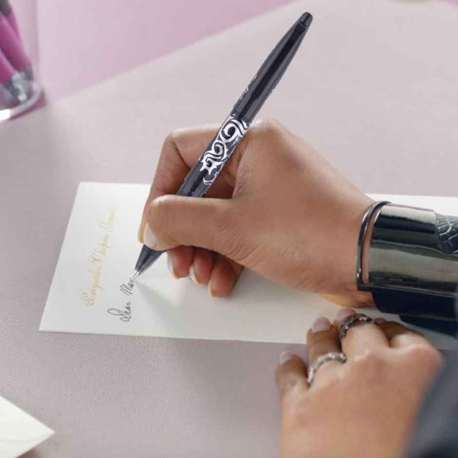 Pilot Frixion 0.7Mm Fine Point Roller Ball Pen | Black Ink, - 1 Pcs