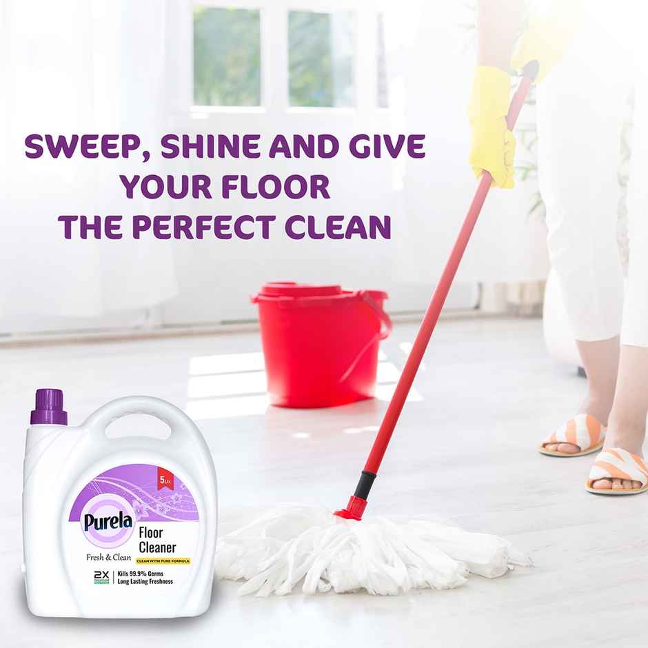 Purela Lavender Floor Cleaner Liquids | Bathroom Surface Cleaning Liquid | Ecofriendly