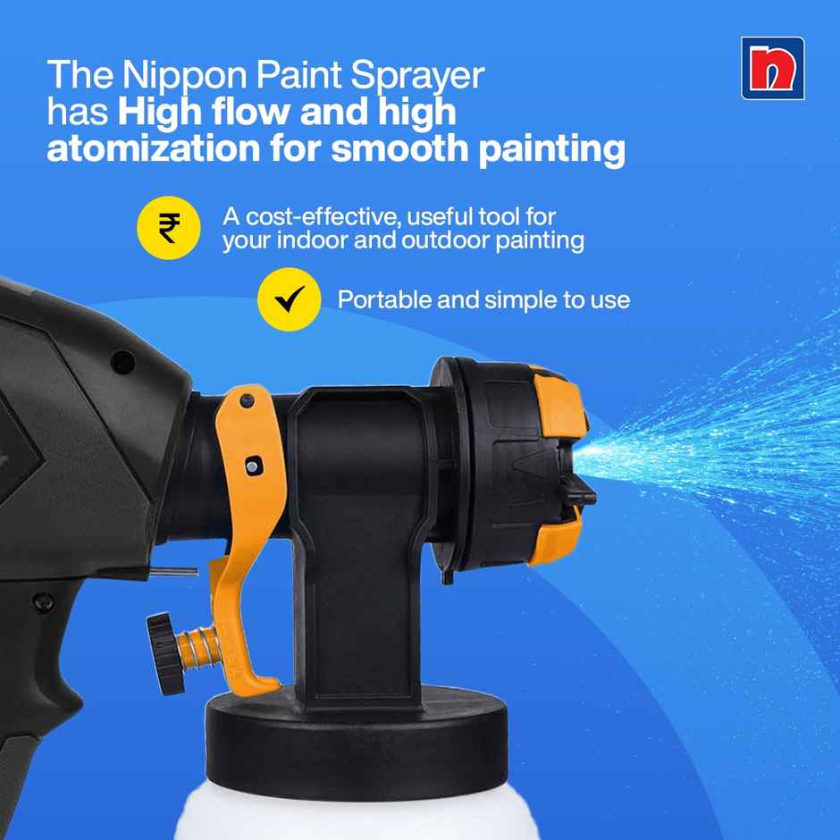 Nippon Paint Paint Sprayer Gun (1 Pc) | Efficient & Even Spray for Smooth Finish