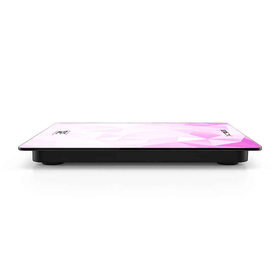 Longway Weight Machine for Home | Digital Bathroom Scale for Human Body Weight Measurement | Pink