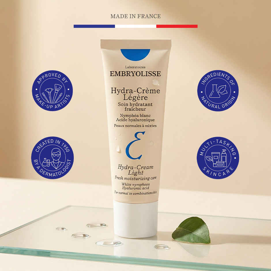 Embryolisse Hydra-Cream Light | Lightweight Face Moisturizer | For Combination Skin