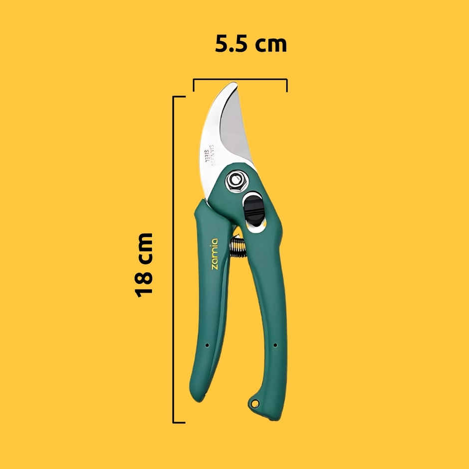 Zamia Garden Pruner | Sharp Bypass Blade | Rust-Resistant Stem Cutter | By Nurturing Green