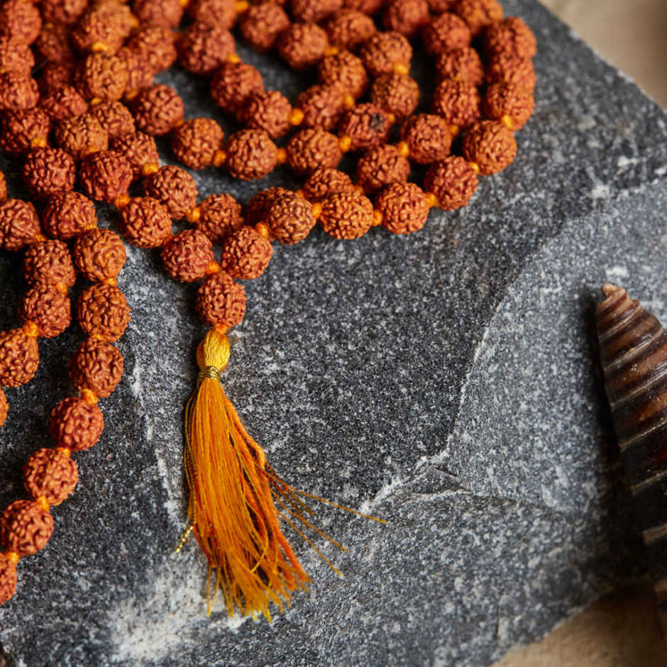 Original Rudraksha Puja Mala | 8 mm | ServDharm