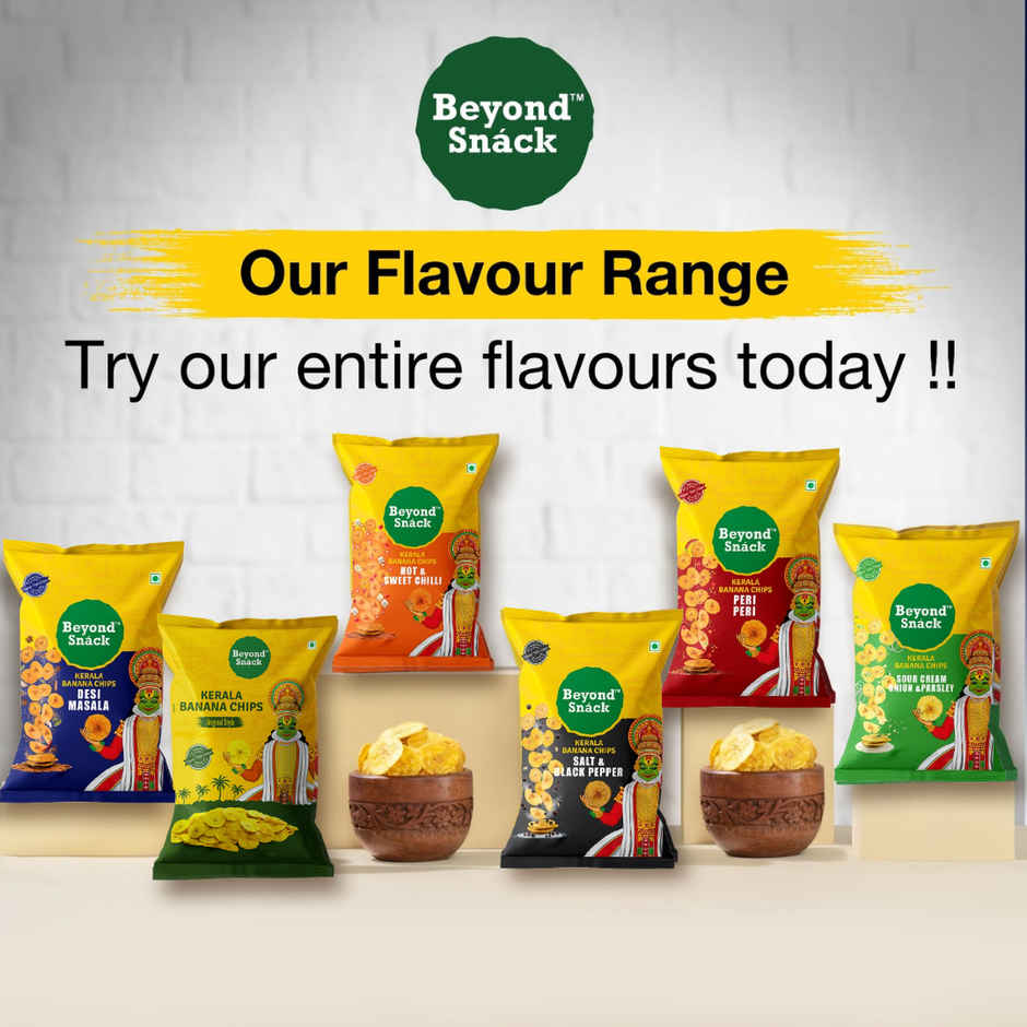 Beyond Snack Kerala Banana Chips | Salt & Black Pepper