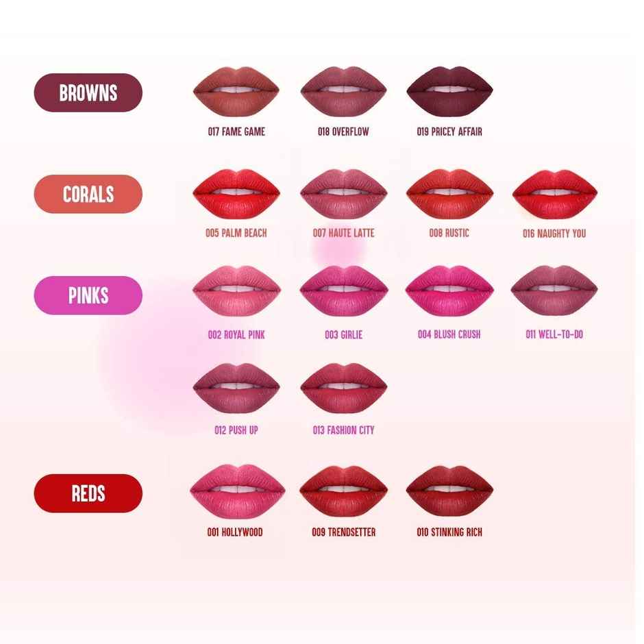 Colorbar Kiss Proof Liquid Lip Stain - Hollywood | Preservative Free