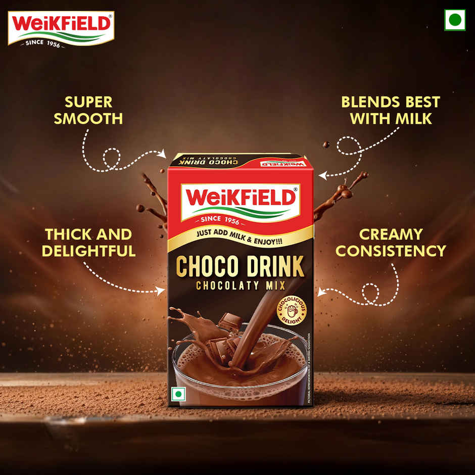 Weikfield Choco Drink Chocolaty Mix | Hot & Cold Beverage Mix
