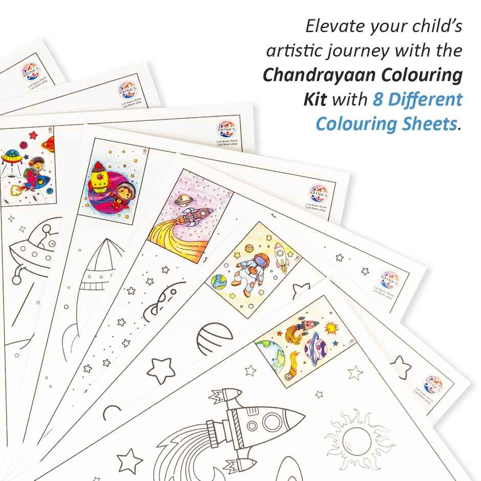 Ratna's Chandrayaan Colouring Kit | Assorted