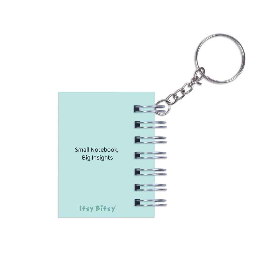 Itsy Bitsy Key Chain Notebook Good Vibes L6.8 x W5.3cm 70gsm 80pages 1 Book Lb