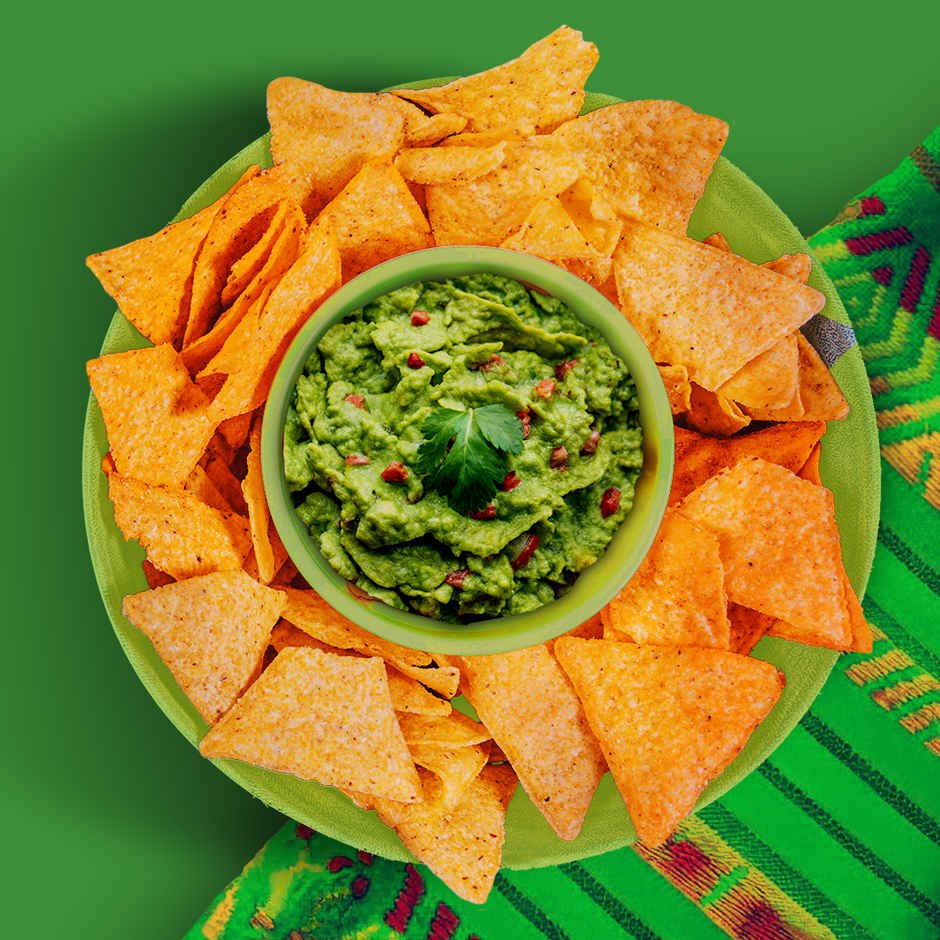 4700BC Tangy Guacamole Nachos I made in Avocado Oil