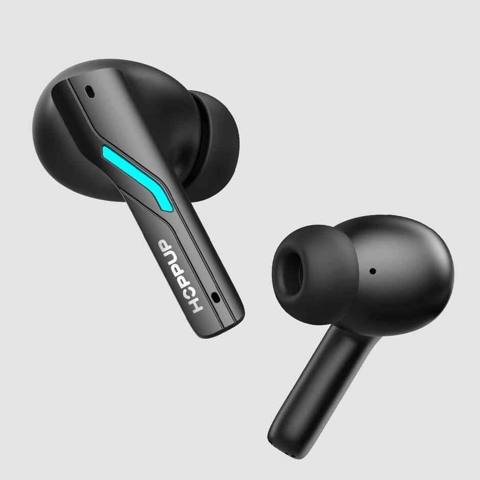 Hoppup Xo1 Black Gaming Earbuds With 50H Playtime