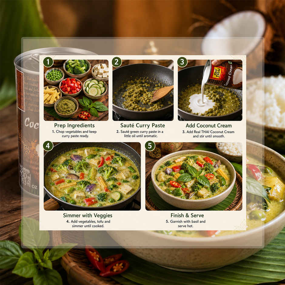 Real Thai Original Thai Cuisine Coconut Cream