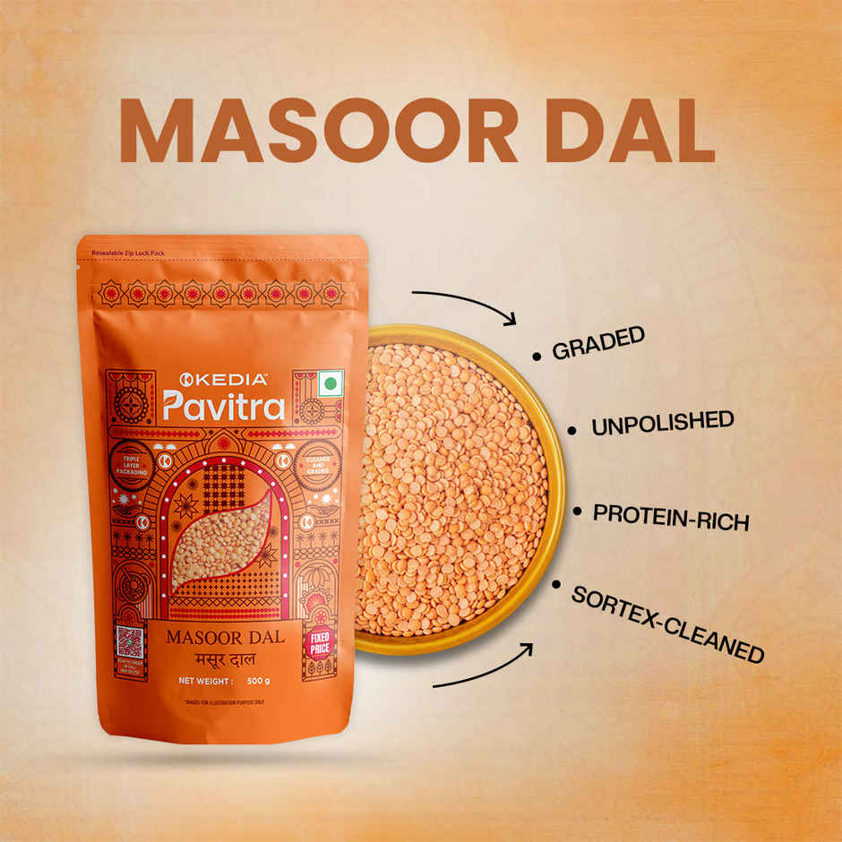 Kedia Pavitra Masoor dal